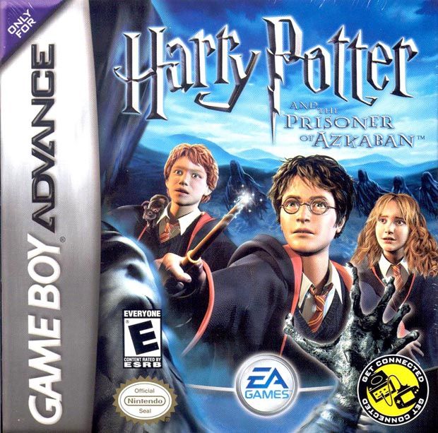Harry Potter and the Prisoner of Azkaban box art for GameBoy Advance